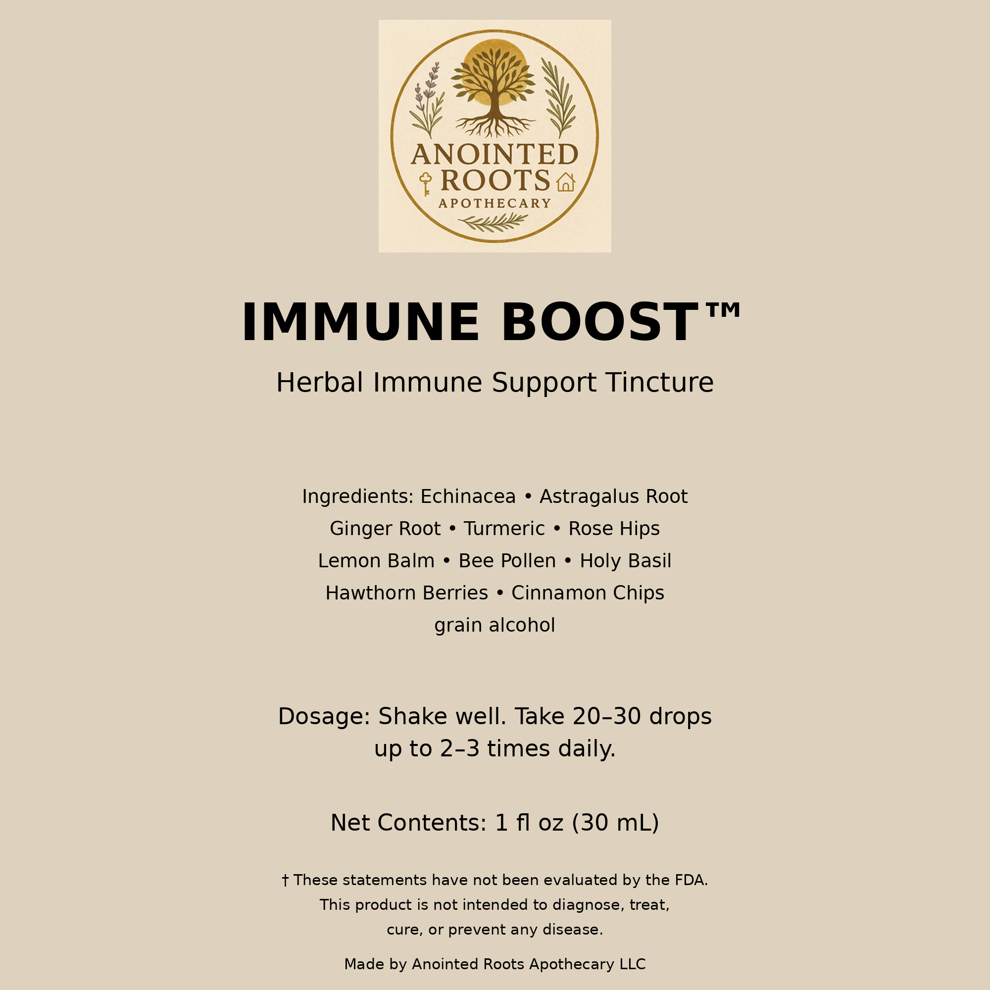 Immune Boost Tincture