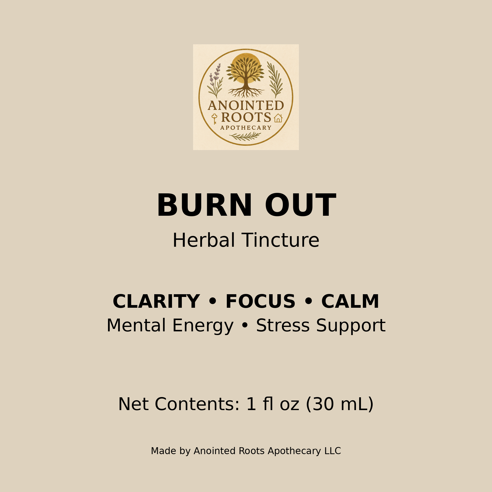 Burn Out Tincture