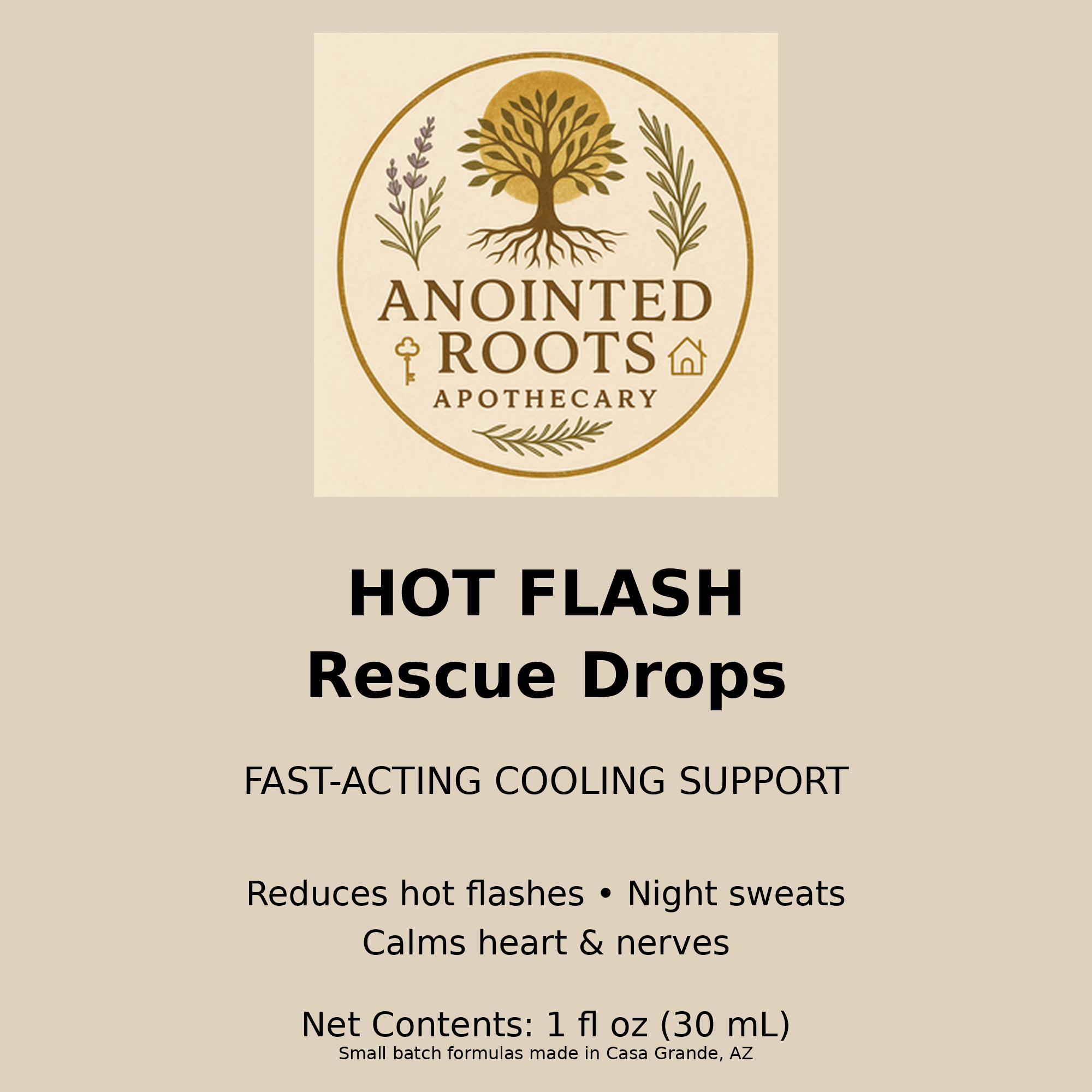 Hot Flash Rescue Tincture
