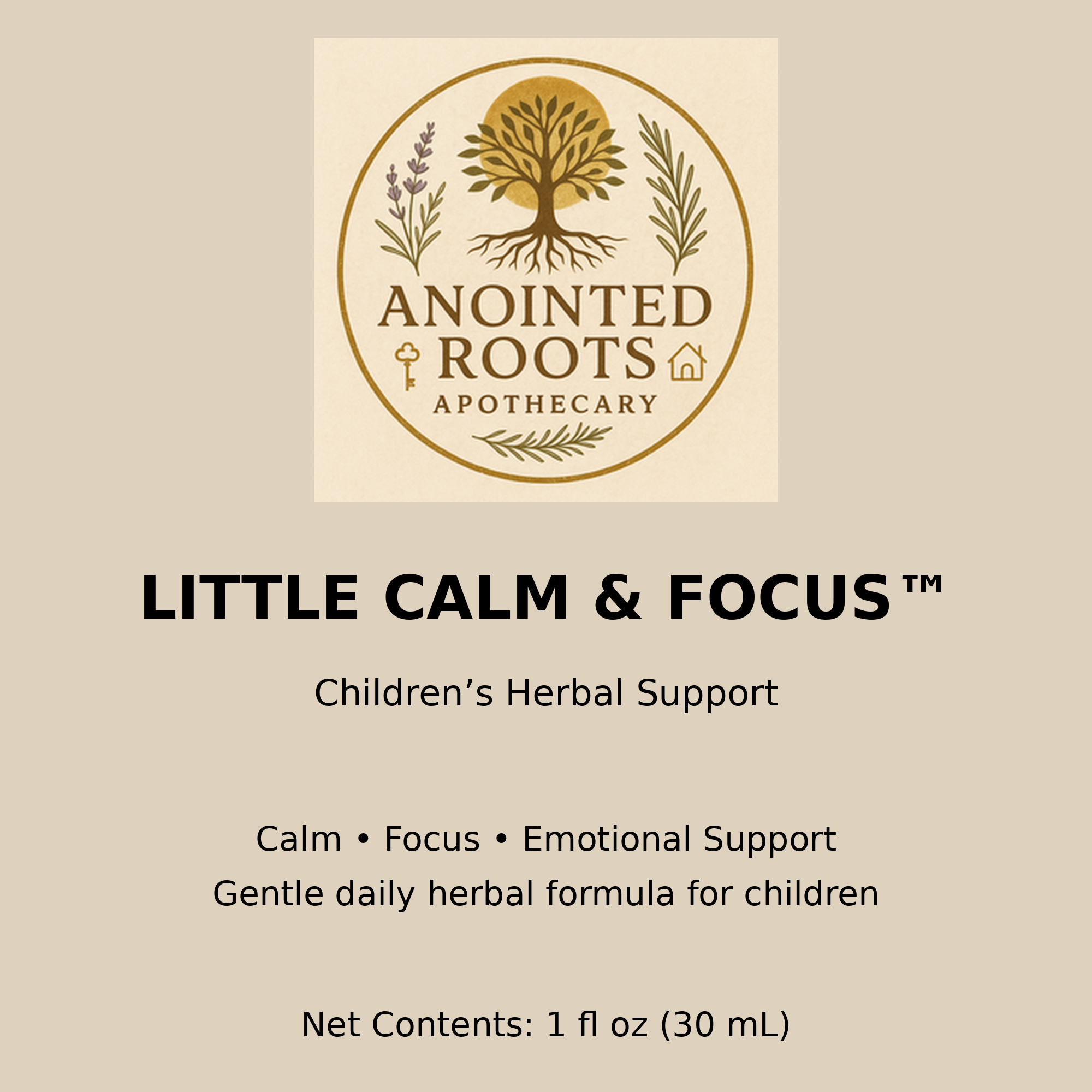 Little Calm & Focus Tincture