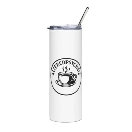 AlteredPsyche12 Logo Stainless steel tumbler