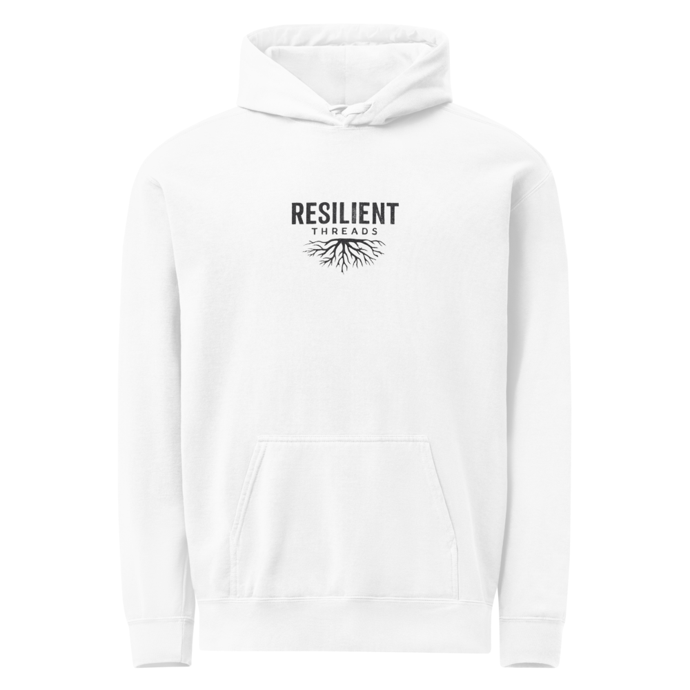 Unisex garment-dyed hoodie