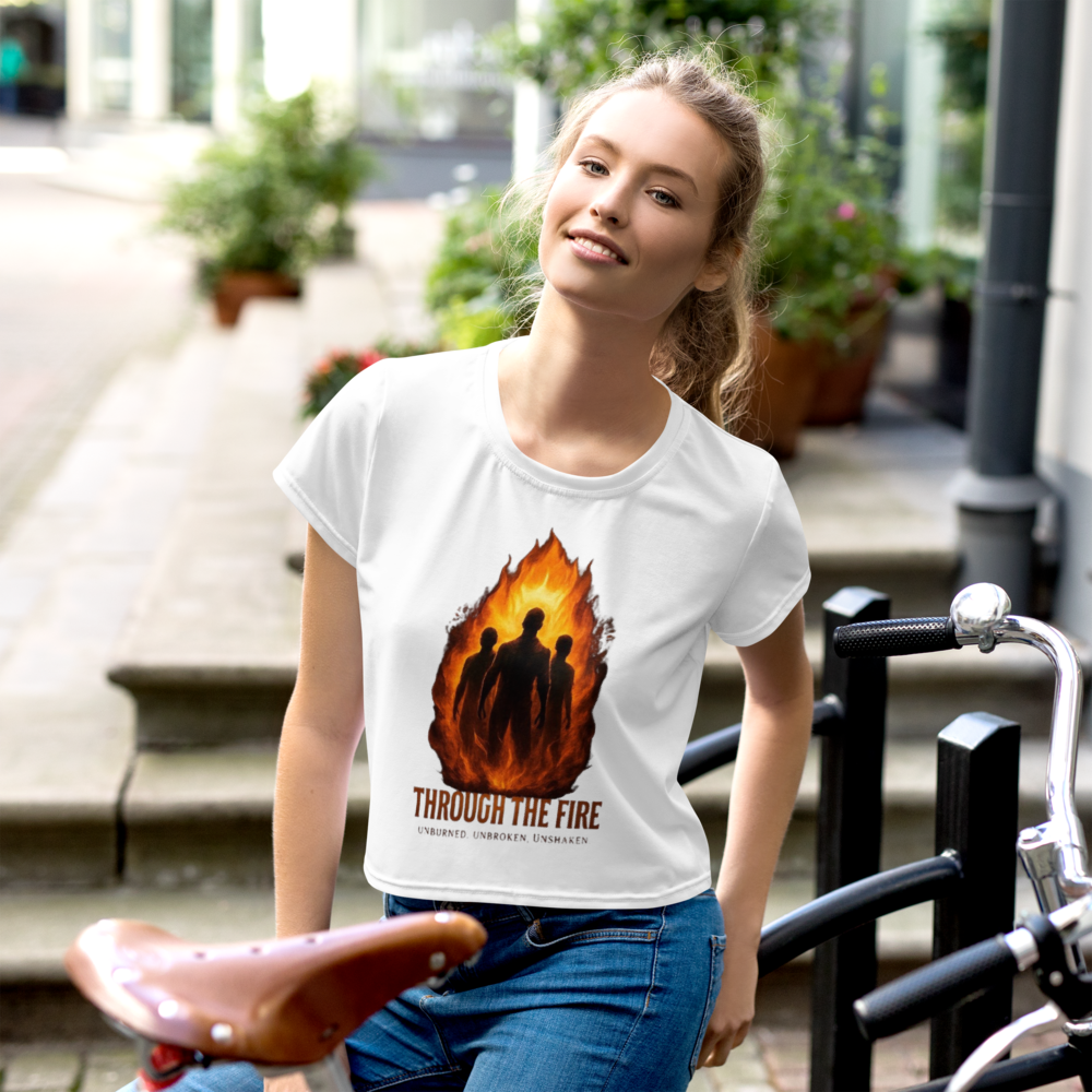 All-Over Print Crop Tee