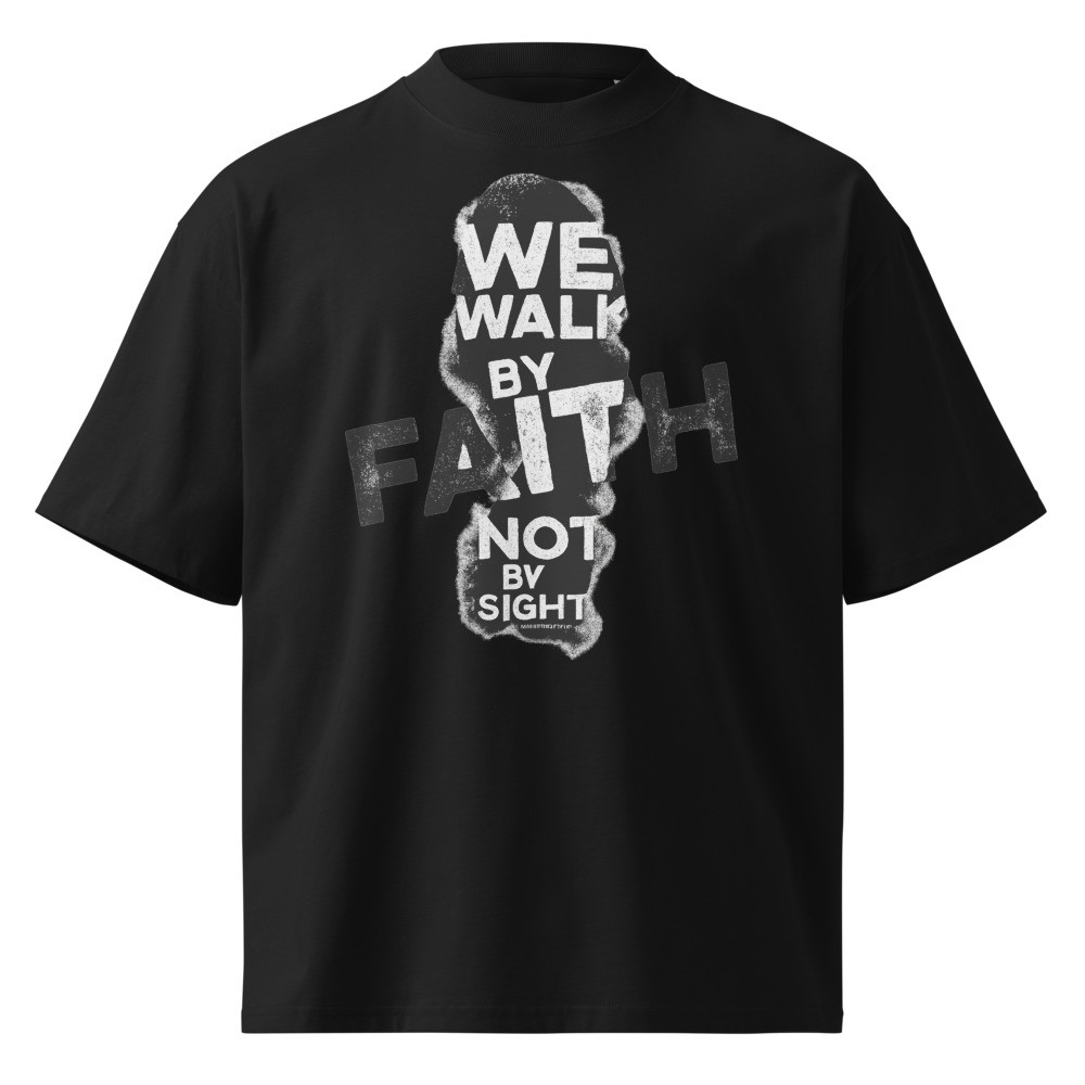 Unisex organic oversized high neck t-shirt