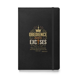 Hardcover bound notebook