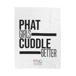 Phat Girls Cuddle Better Plush Blanket (Black)