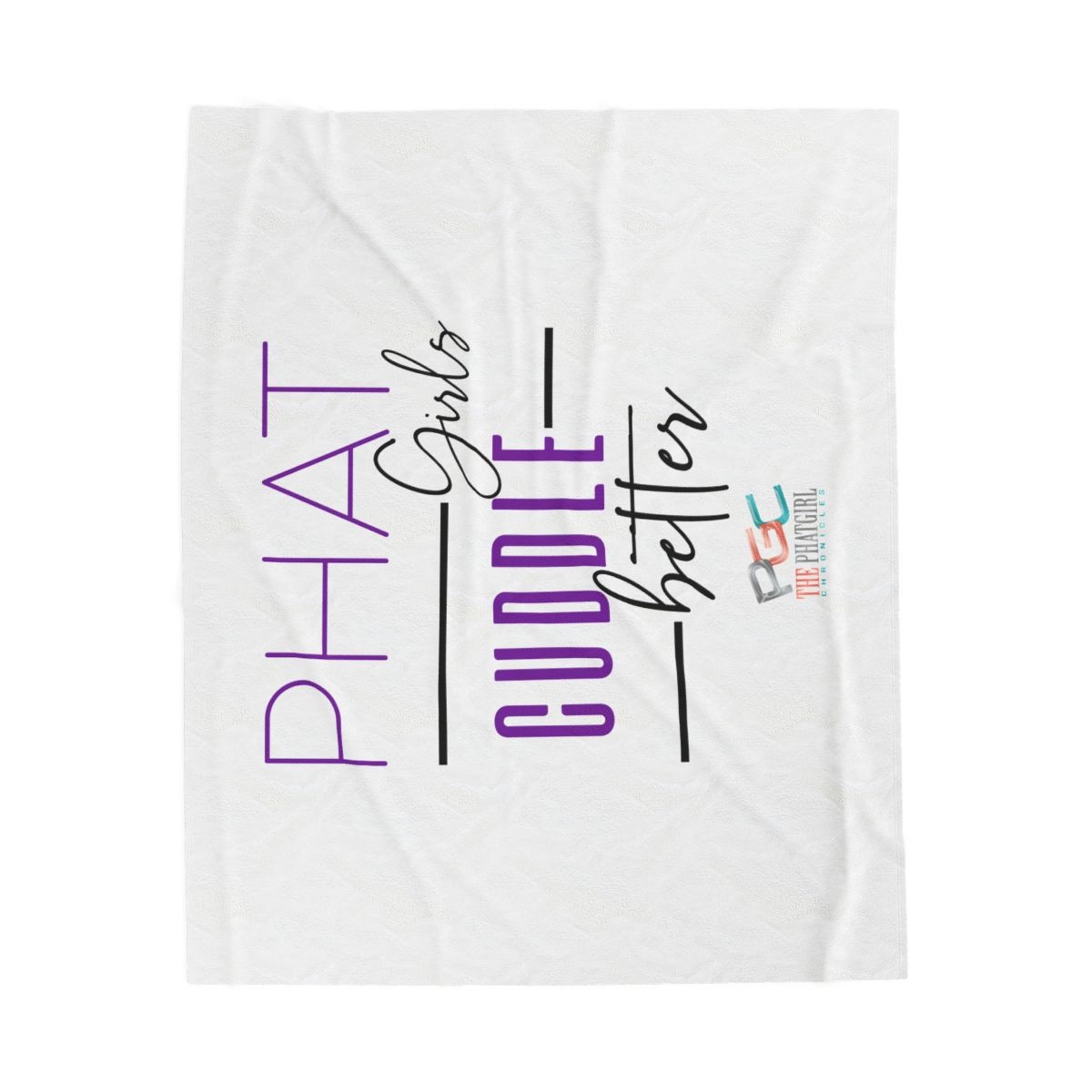 Phat Girls Cuddle Better Plush Blanket... (Purple)
