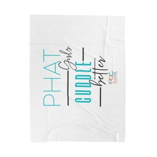 Phat Girls Cuddle Better Plush Blanket (Turquoise)