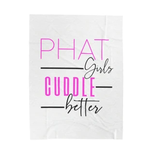 Phat Girls Cuddle Better Plush Blanket (Pink)