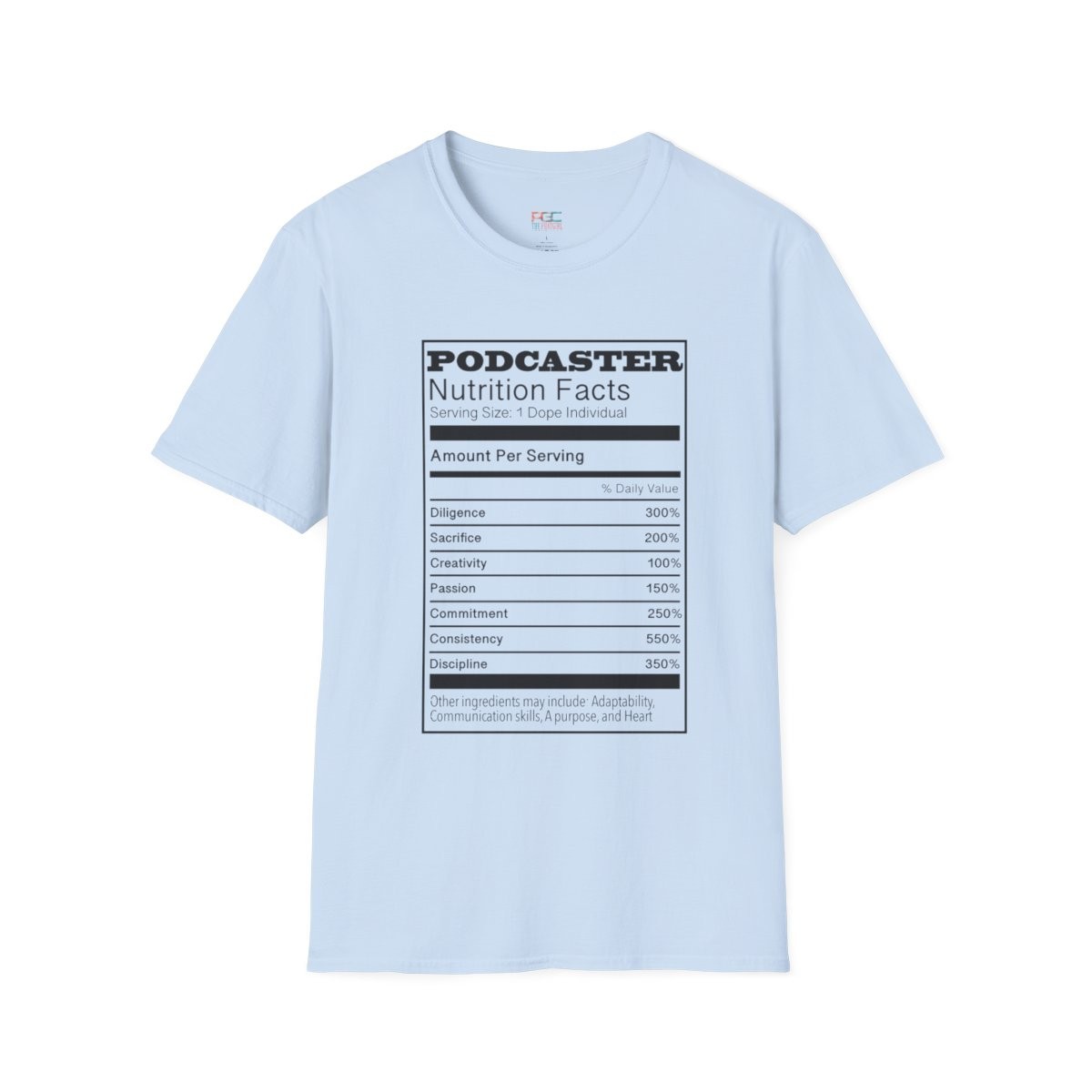  Podcaster Nutrition Facts