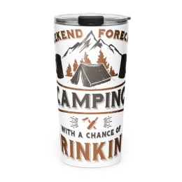 Tapered stainless steel tumbler