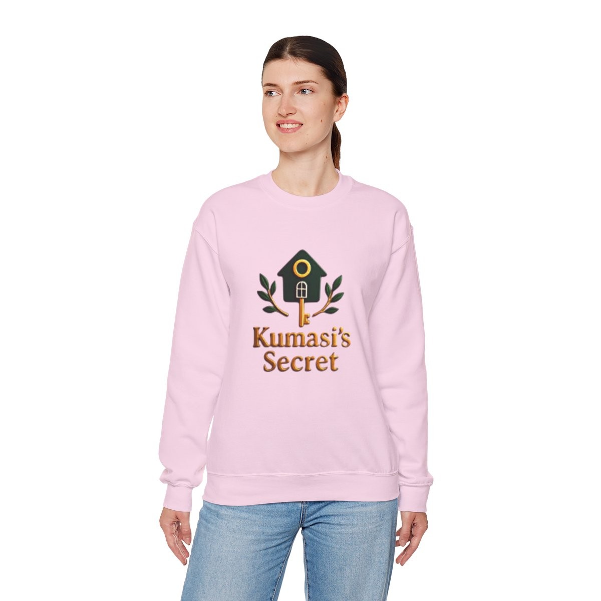 Kumasi's Secret birdhouse logo Sweatshirt | Ghanaian city design