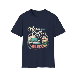 Naps and Coffee Pure Bliss T-Shirt | Retired Nurse Shirt