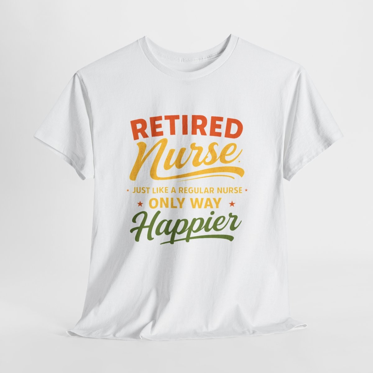 Retired Nurse T-Shirt | Retired Nurse Graphic Tee, Retirement Shirt