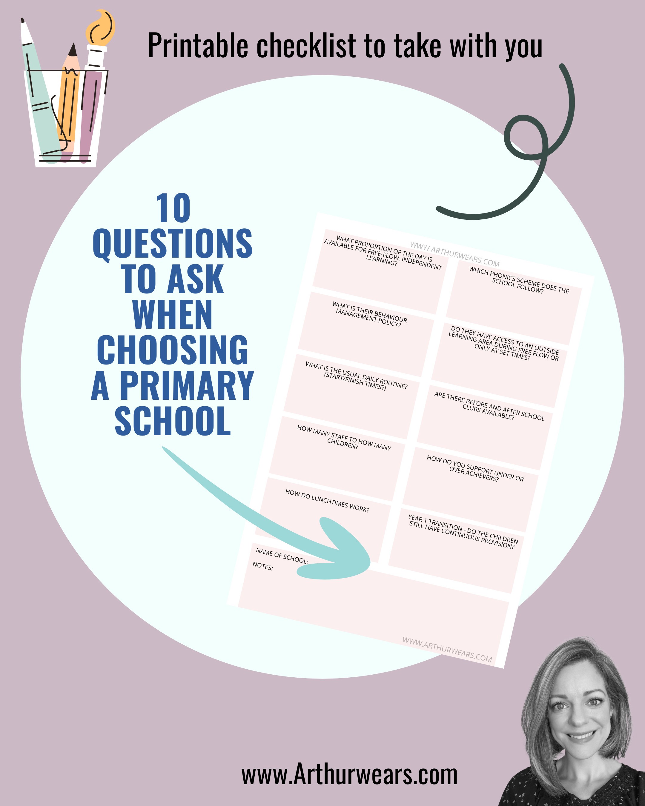 Primary School Questions Checklist