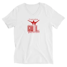 God Will Uplift Canada - Short Sleeve V-Neck T-Shirt