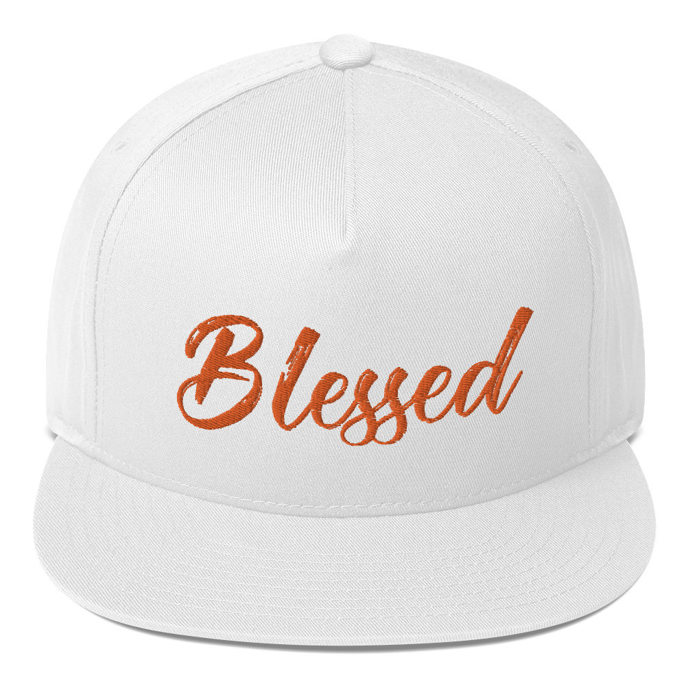 "Blessed" Flat Bill Cap