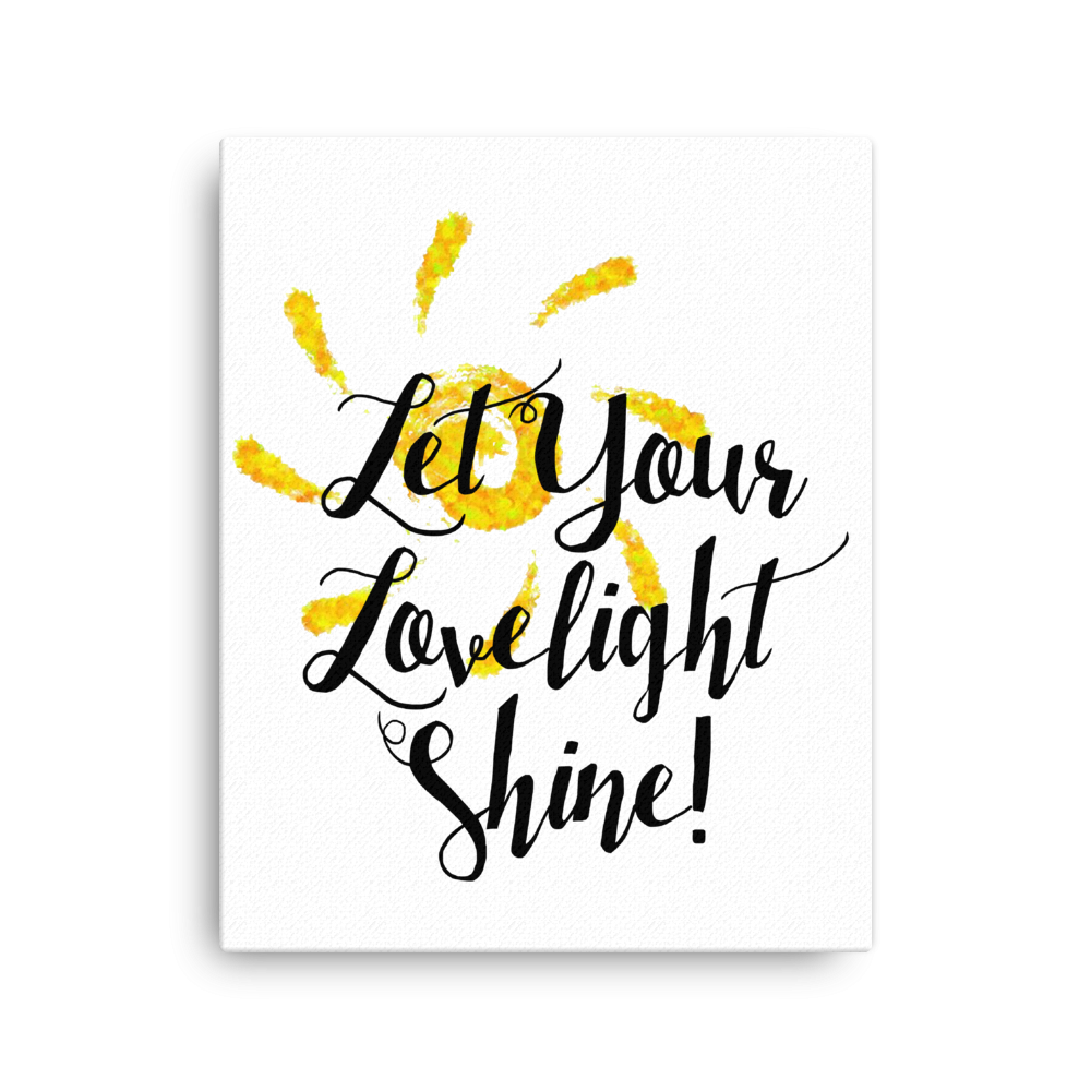 Let your Light Shine - Canvas