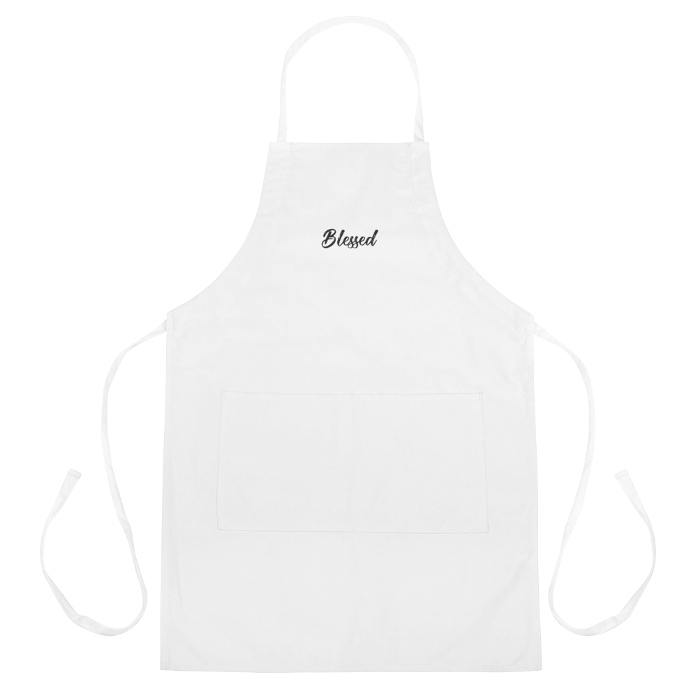 Blessed - Embroidered Apron