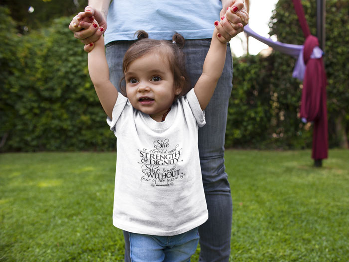 Proverbs 31 - Baby Jersey Short Sleeve Tee