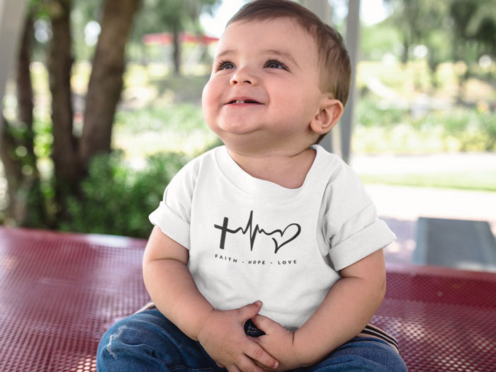 Faith Hope Love - Baby Jersey Short Sleeve Tee