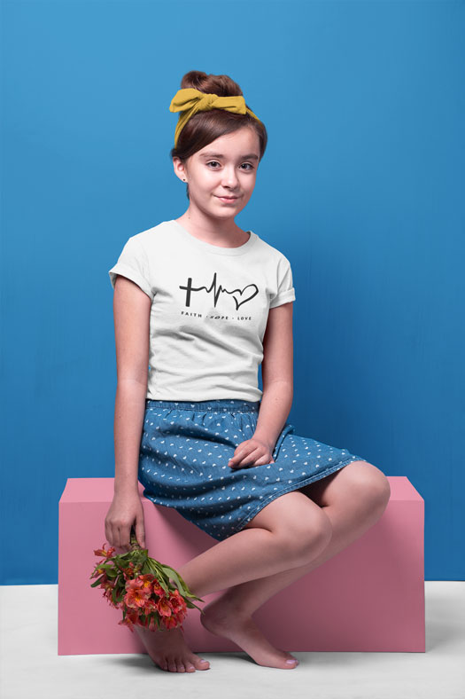 Faith Hope Love - Youth Short Sleeve T-Shirt