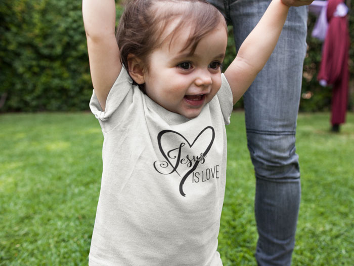 Jesus is Love - Baby Jersey Short Sleeve Tee