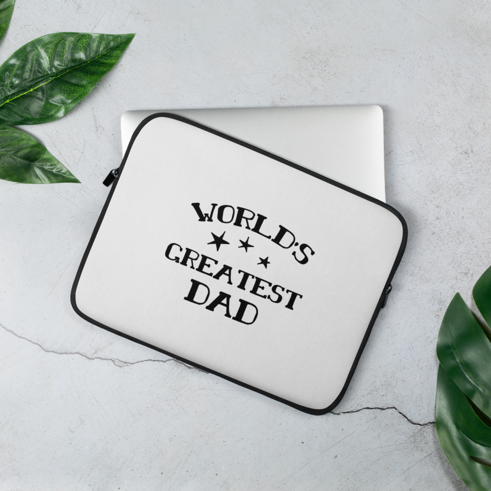 Worlds Best Dad Laptop Sleeve