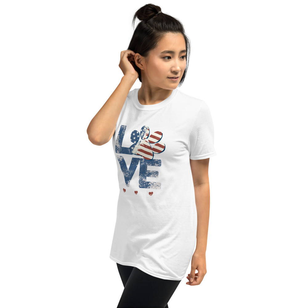 Love Dog Short-Sleeve Unisex T-Shirt