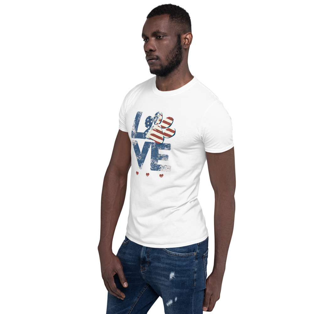 Love Dog Short-Sleeve Unisex T-Shirt