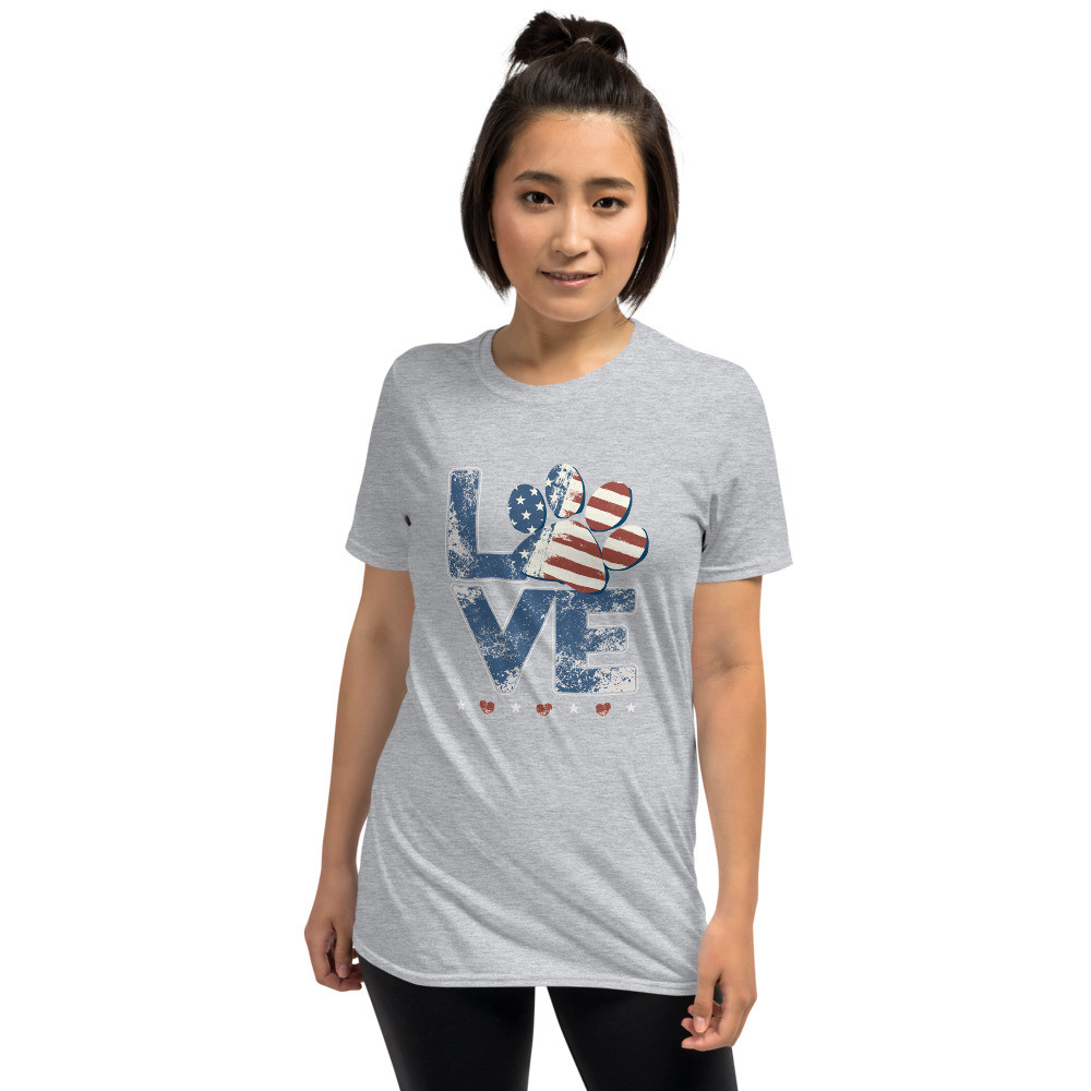 Love Dog Short-Sleeve Unisex T-Shirt