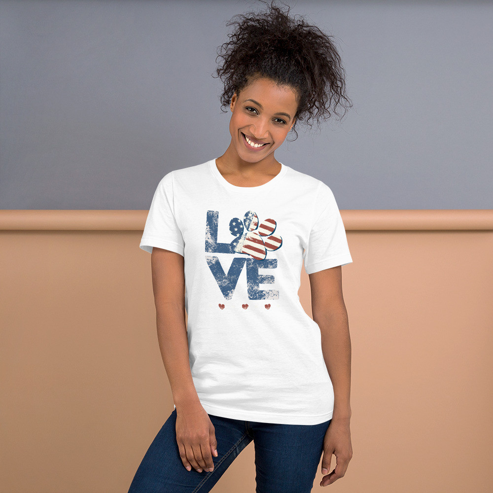 Love Dog Short-Sleeve Unisex T-Shirt