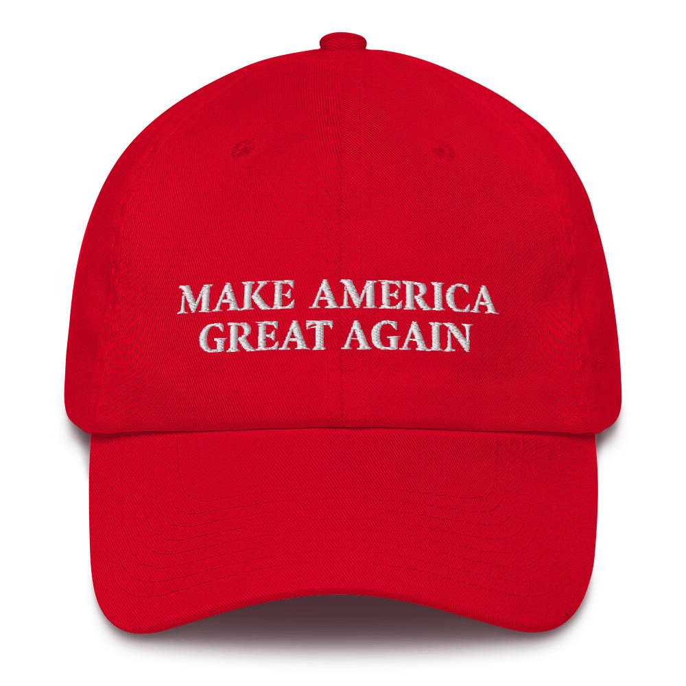 MAGA - Make America Great Again - Red Cotton Cap