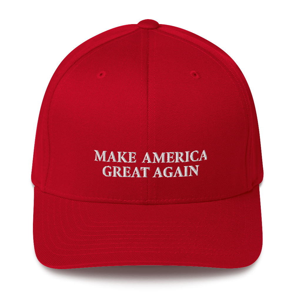 MAGA HAT - Make America Great Again - Structured Twill Cap