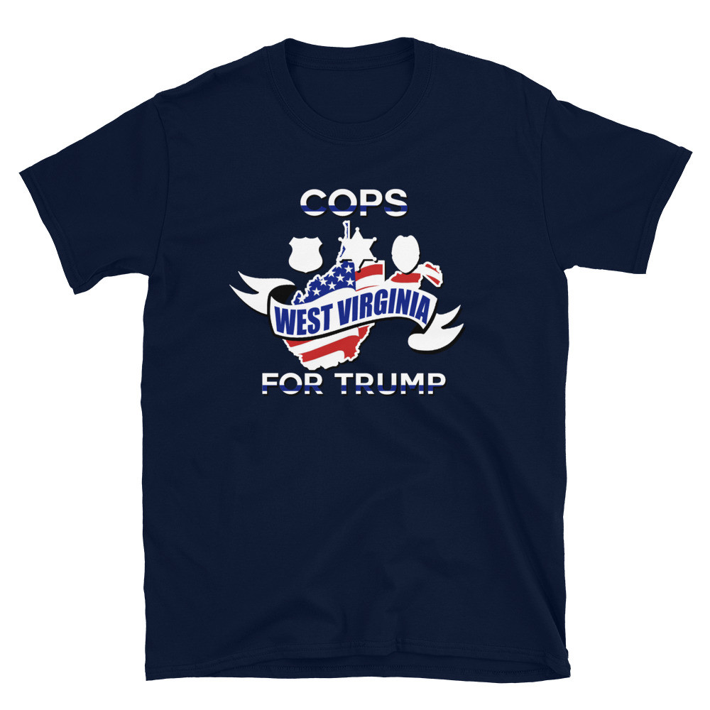 Cops for Trump West Virginia Unisex T-Shirt
