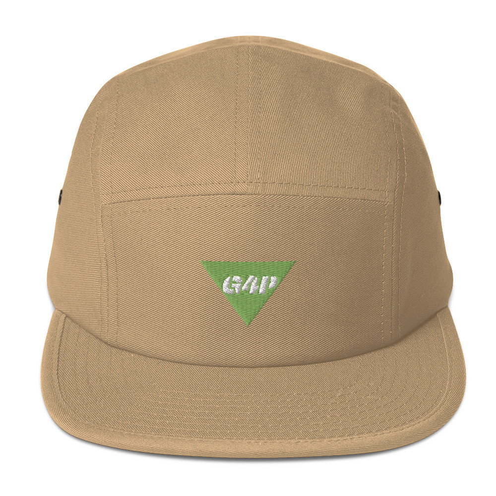 Five Panel Cap with Green G4P Logo