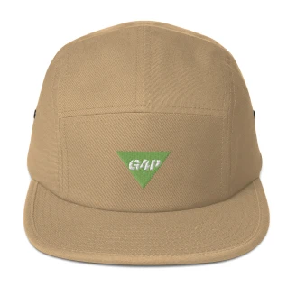 Five Panel Cap with Green G4P Logo