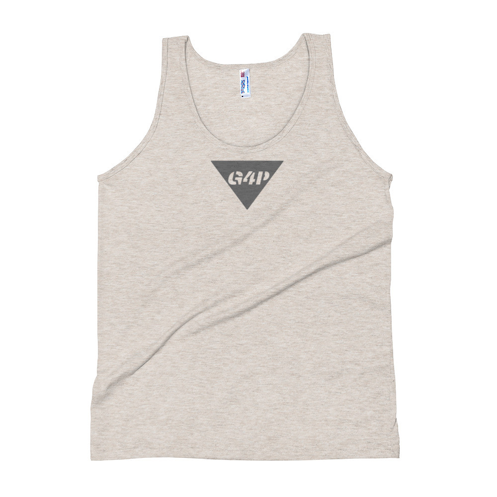 Unisex Tank Top with Grey G4P Logo