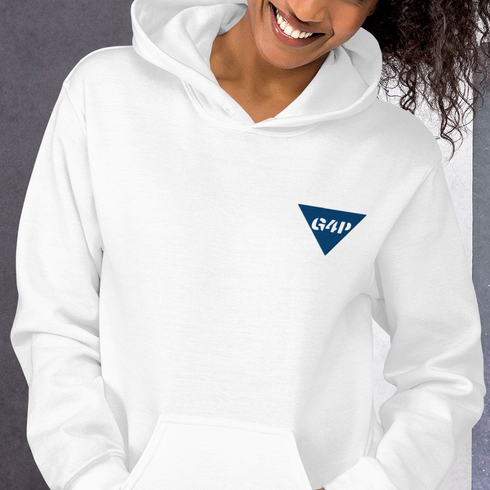 Unisex Hoodie  with Blue Logo