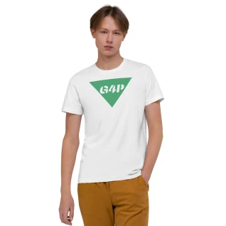 Unisex Organic Cotton T-Shirt with Green Logo