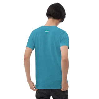Short sleeve t-shirt with Light Blue G4P Logo