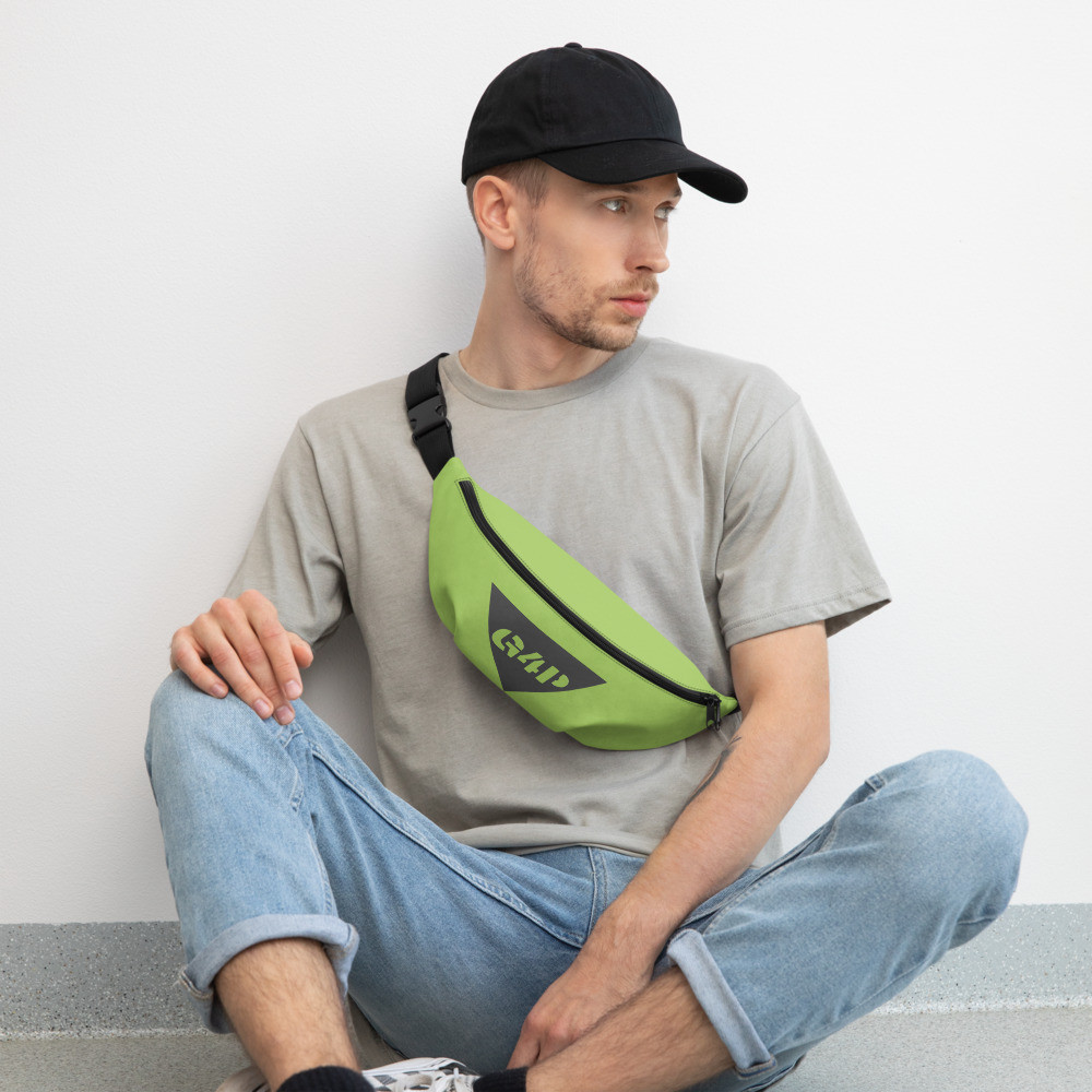 Fanny Pack in Pastel Green with G4P Logo