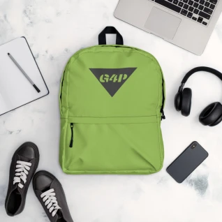 Backpack in Green with G4P Logo