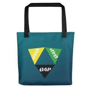 Tote bag in Blue with G4P Logo Print