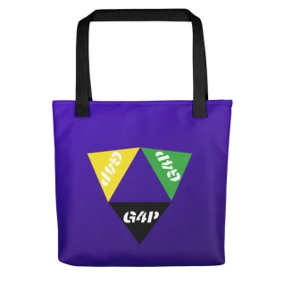 Tote bag Purple with G4P Logo Print