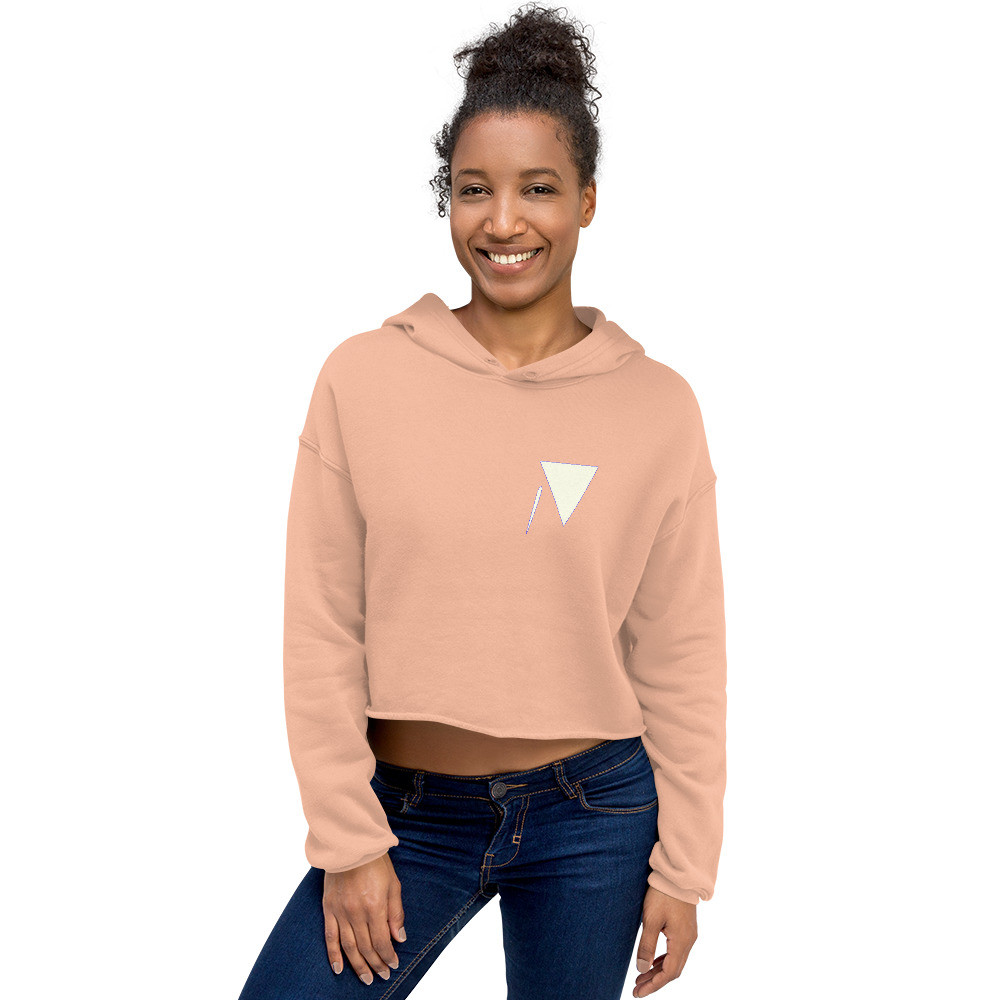 Power Symbol Crop Hoodie
