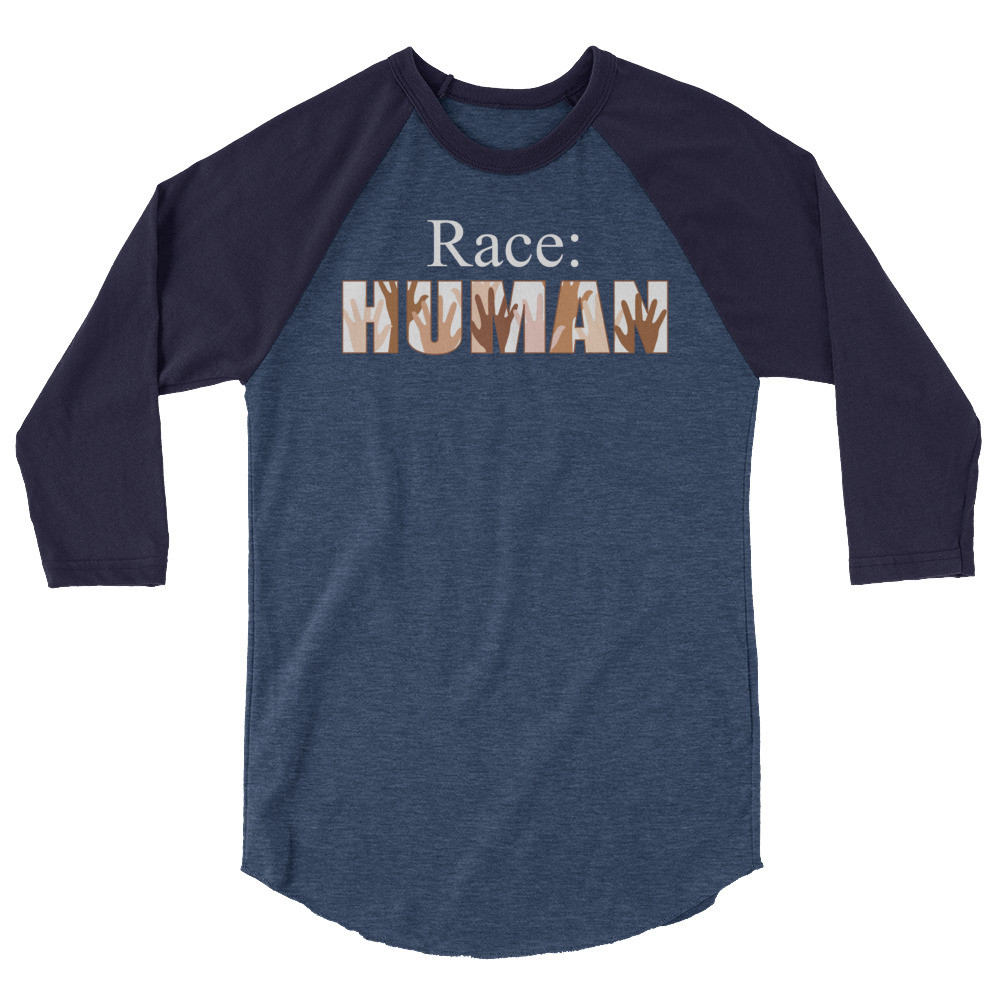 Human Race 3/4 sleeve raglan shirt