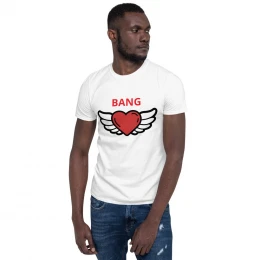 Short-Sleeve Unisex Heart Bang T-Shirt