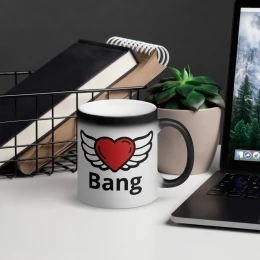 Matte Black Magic Bang Mug