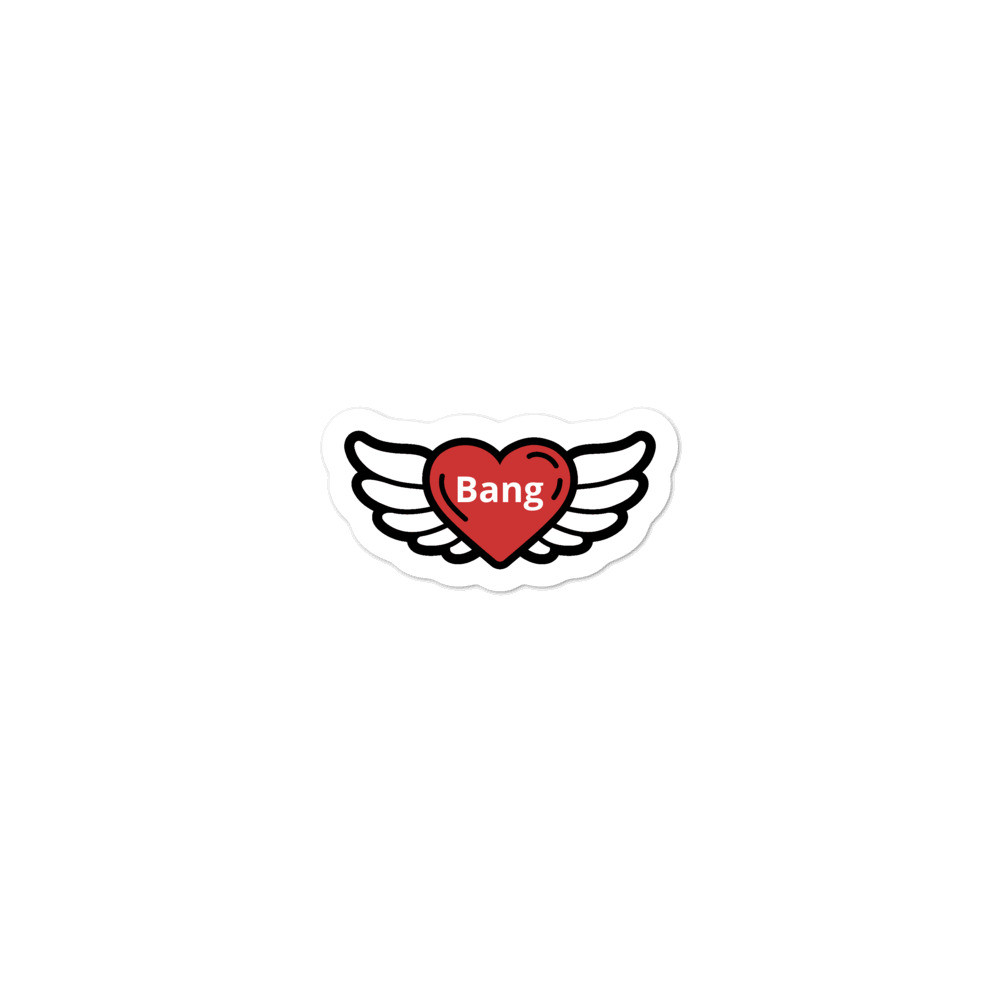 Bang Bubble-free stickers